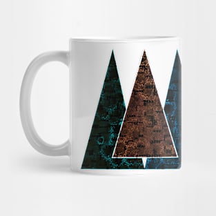 3 abstarct trianlges graphic Mug